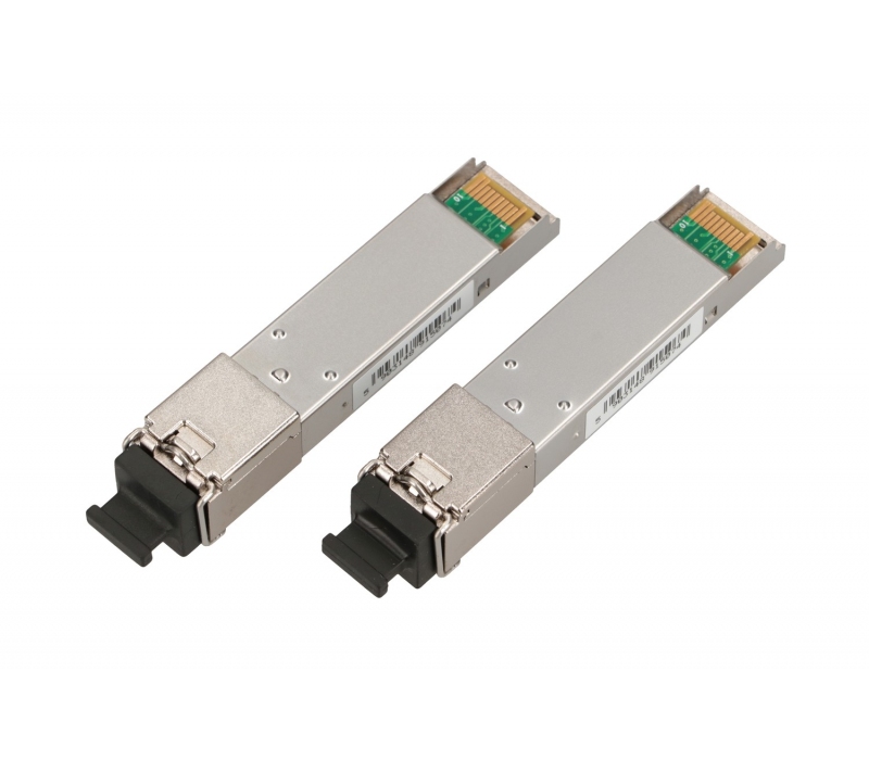 454542 Extralink SFP 1.25G | Moduł SFP WDM | 1,25Gbps, 1310/1550nm, single mode, 3km, SC, DOM, para, dedykowany dla HP/Aruba
