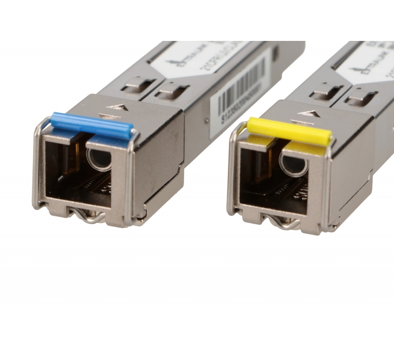 454543 Extralink SFP 1.25G | Moduł SFP WDM | 1,25Gbps, 1310/1550nm, single mode, 3km, SC, DOM, para, dedykowany dla HP/Aruba