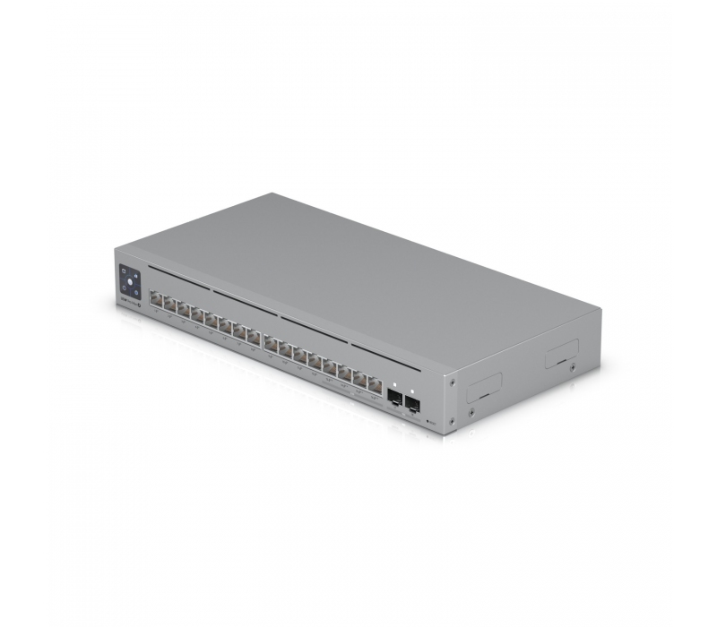 454679 UBIQUITI Ubiquiti USW-Pro-Max-16-PoE-EU | Switch | 4x 2.5 GbE RJ45 PoE++, 12x GbE RJ45 PoE+, 2x SFP+, Etherlighting,...