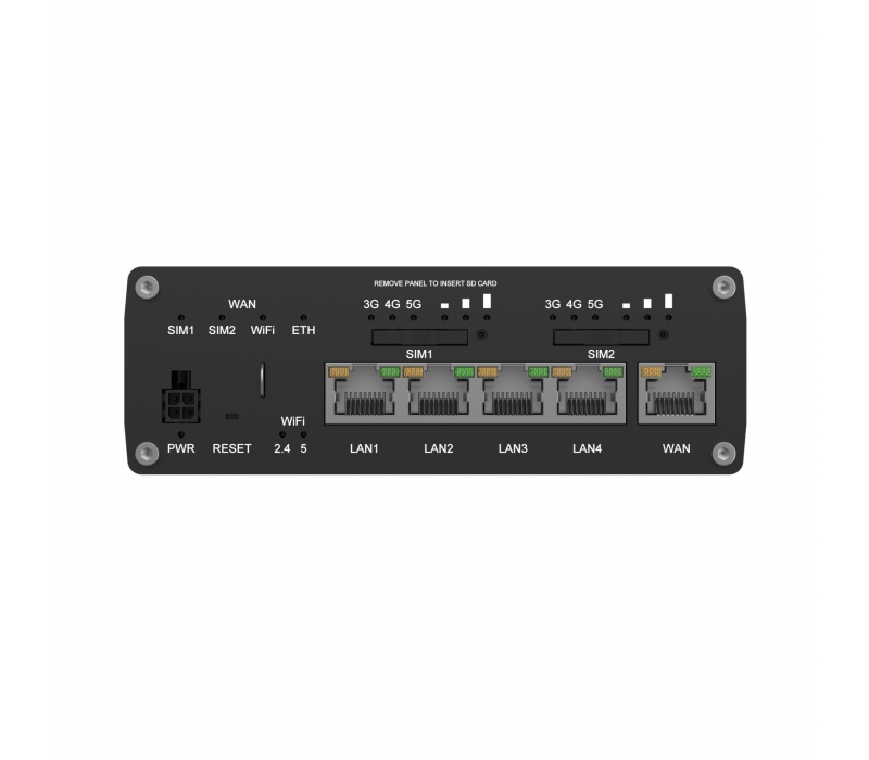 454732 TELTONIKA Teltonika RUTM52 | Router 5G | 5x GbE, Dual SIM, eSIM, Wi-Fi 5