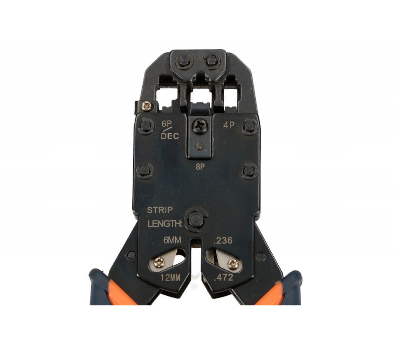 455050 Extralink Zaciskarka 4P+6P+8P RJ45 