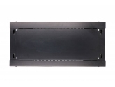 455063 Extralink Szafka wisząca rack 4U 600x450 czarna szklane drzwi