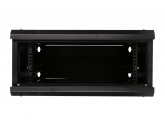 455075 Extralink Szafka wisząca rack 4U 600x600 czarna szklane drzwi
