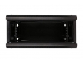 455081 Extralink Szafka wisząca rack 4U 600x600 czarna szklane drzwi