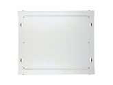 455182 Extralink Szafka wisząca rack 9U 600x600 szara szklane drzwi 