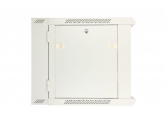 455230 Extralink Szafka wisząca rack 9U 600x600 szara dwusekcyjna 