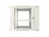455231 Extralink Szafka wisząca rack 9U 600x600 szara dwusekcyjna 