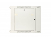 455232 Extralink Szafka wisząca rack 9U 600x600 szara dwusekcyjna 