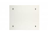 455233 Extralink Szafka wisząca rack 9U 600x600 szara dwusekcyjna 