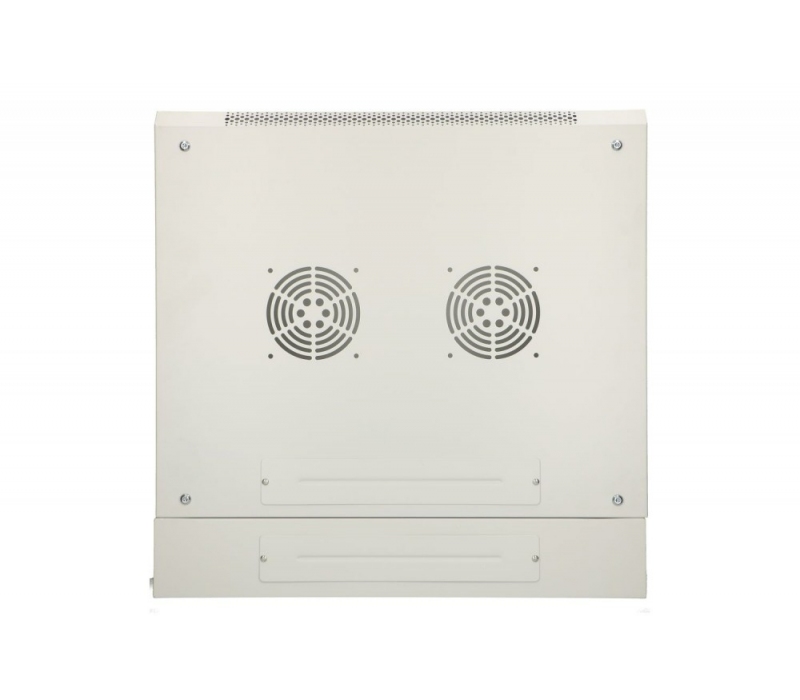 455234 Extralink Szafka wisząca rack 9U 600x600 szara dwusekcyjna 