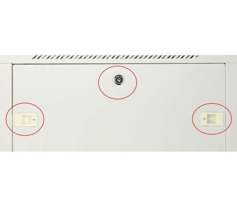 455260 Extralink Szafka wisząca rack 6U 600x600 szara metalowe drzwi 