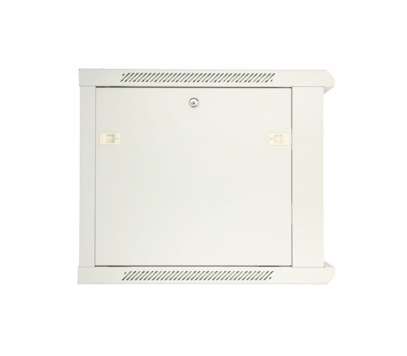 455279 Extralink Szafka wisząca rack 9U 600x600 szara metalowe drzwi 