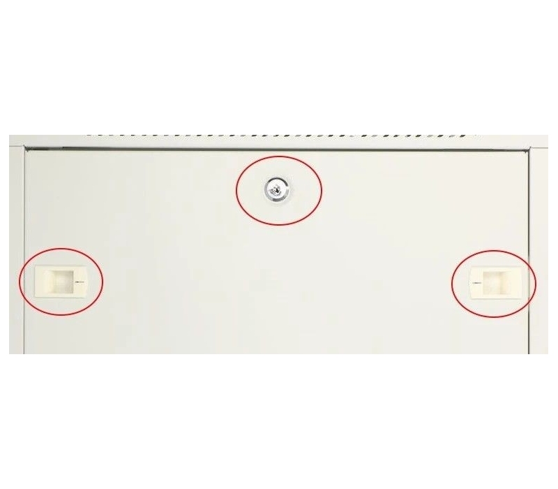 455284 Extralink Szafka wisząca rack 9U 600x600 szara metalowe drzwi 
