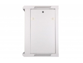 455303 Extralink Szafka wisząca rack 12U 600x450 szara szklane drzwi 