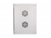 455305 Extralink Szafka wisząca rack 12U 600x450 szara szklane drzwi 