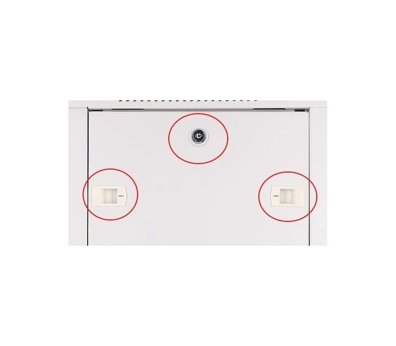 455307 Extralink Szafka wisząca rack 12U 600x450 szara szklane drzwi 