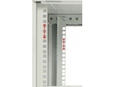 455318 Extralink Szafka wisząca rack 12U 600x450 szara metalowe drzwi 