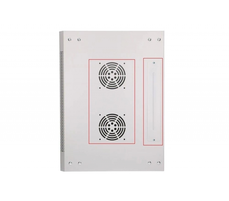455320 Extralink Szafka wisząca rack 12U 600x450 szara metalowe drzwi 