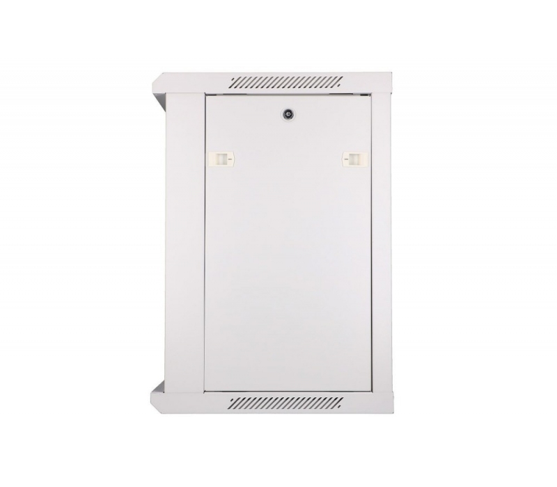 455339 Extralink Szafka wisząca rack 12U 600x600 szara szklane drzwi 