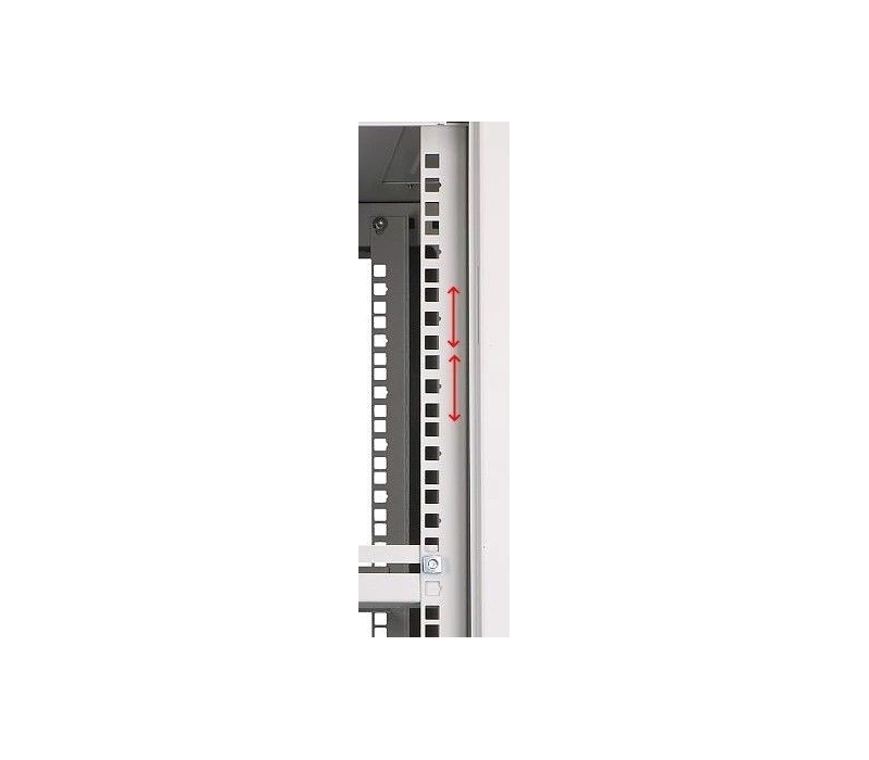 455342 Extralink Szafka wisząca rack 12U 600x600 szara szklane drzwi 
