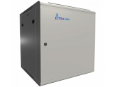 455371 Extralink Szafka wisząca rack 12U 600x600 szara metalowe drzwi 