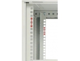 455379 Extralink Szafka wisząca rack 12U 600x600 szara metalowe drzwi 