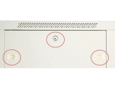 455380 Extralink Szafka wisząca rack 12U 600x600 szara metalowe drzwi 