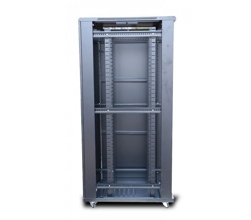 455389 Extralink Szafa rack 42U 600x800mm czarna stojąca