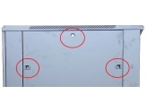 455404 Extralink Szafa rack 42U 600x1000mm stojąca czarna
