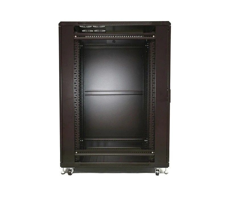 455430 Extralink Szafa rack 27U 600x800mm czarna stojąca