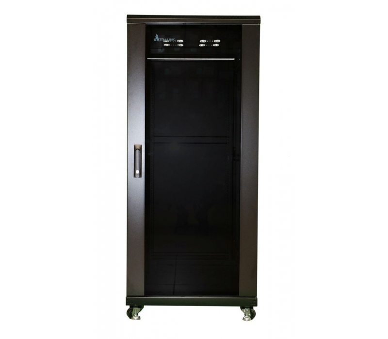 455437 Extralink Szafa rack 32U 600x800mm czarna stojąca