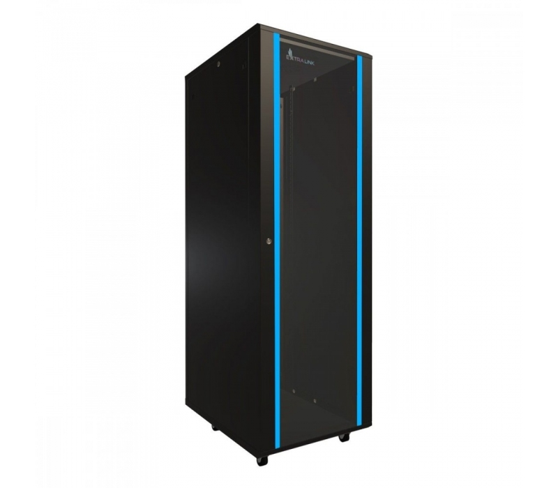 455463 Extralink Szafa rack 37U 600x800mm czarna stojąca