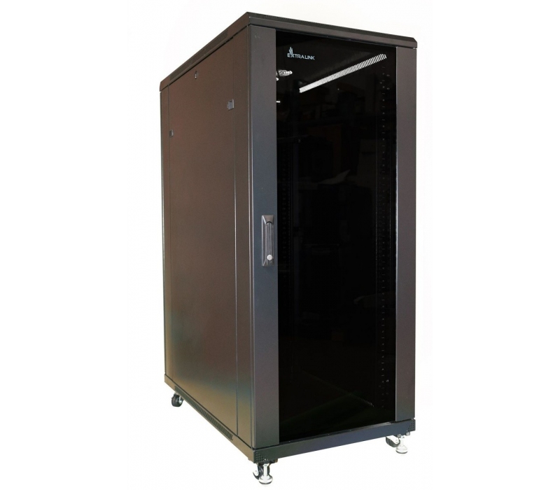 455464 Extralink Szafa rack 37U 600x800mm czarna stojąca