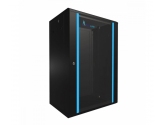 455487 Extralink Szafa rack 18U 600x450mm czarna wisząca 