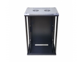 455488 Extralink Szafa rack 18U 600x450mm czarna wisząca 