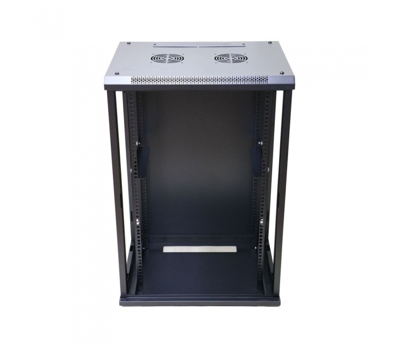 455488 Extralink Szafa rack 18U 600x450mm czarna wisząca 