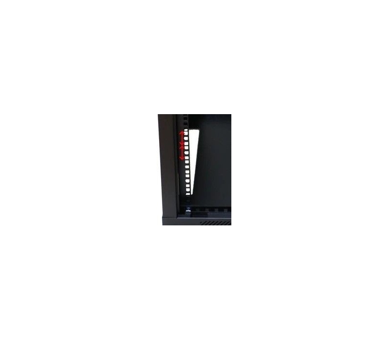 455493 Extralink Szafa rack 18U 600x450mm czarna wisząca 