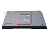 455496 Extralink Szafa rack 18U 600x450mm czarna wisząca 