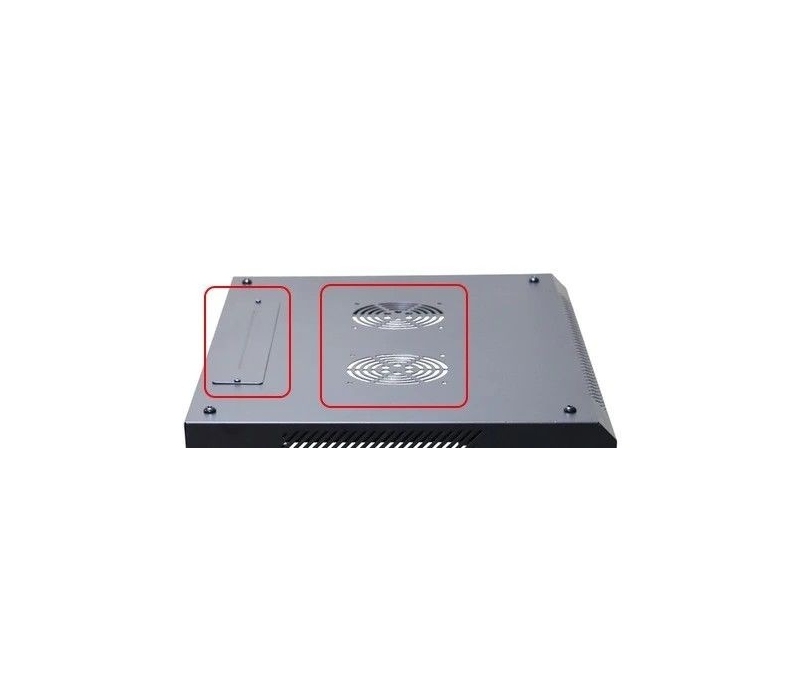 455496 Extralink Szafa rack 18U 600x450mm czarna wisząca 