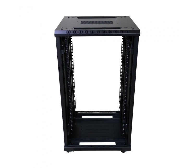 455514 Extralink Szafa rack 22U 600x600mm czarna stojąca 