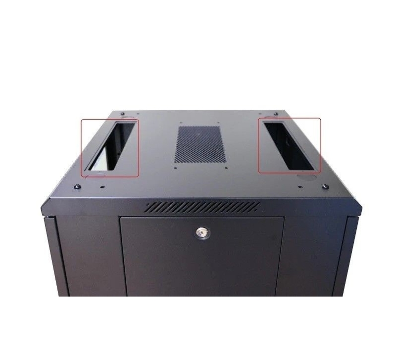 455519 Extralink Szafa rack 22U 600x600mm czarna stojąca 