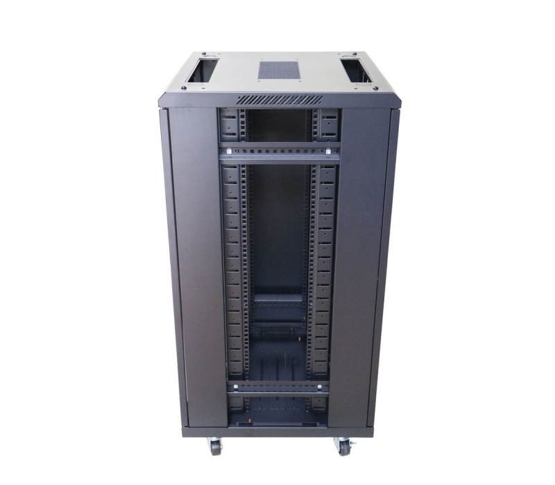 455525 Extralink Szafa rack 22U 600x800mm czarna stojąca 