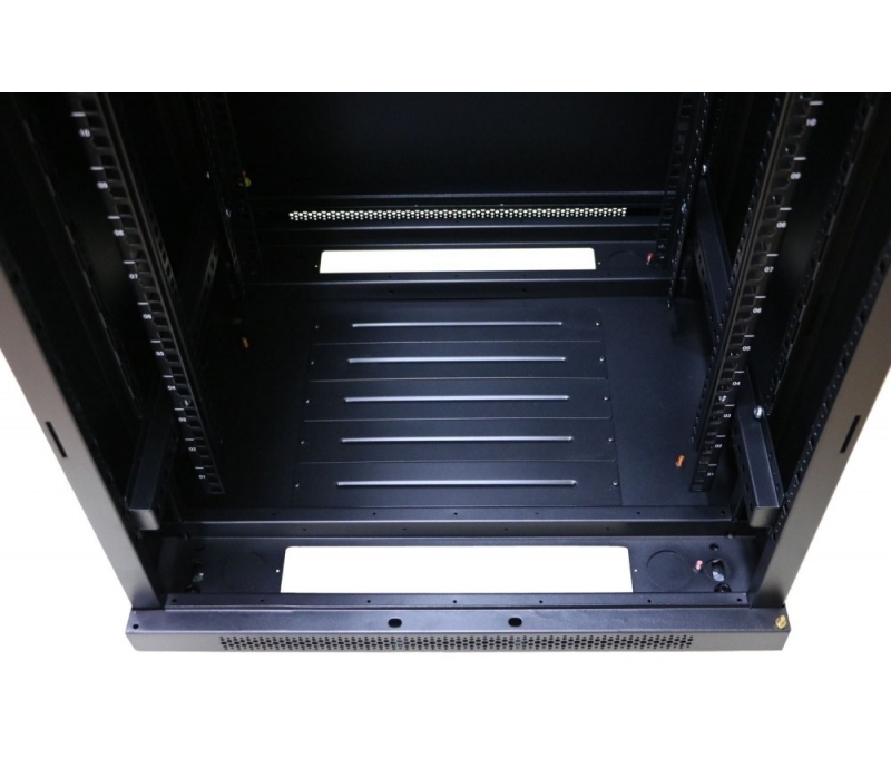 455528 Extralink Szafa rack 22U 600x800mm czarna stojąca 