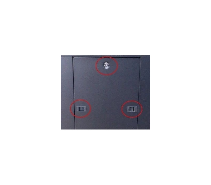 455531 Extralink Szafa rack 22U 600x800mm czarna stojąca 