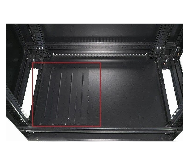 455557 Extralink Szafa rack 27U 800x800mm czarna stojąca 