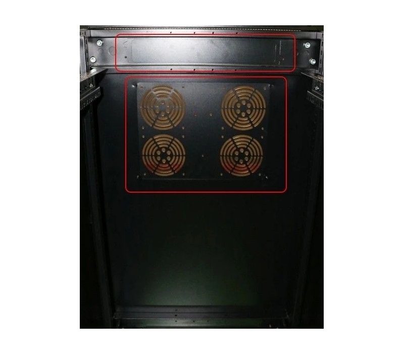 455571 Extralink Szafa rack 32U 800x800mm czarna stojąca 