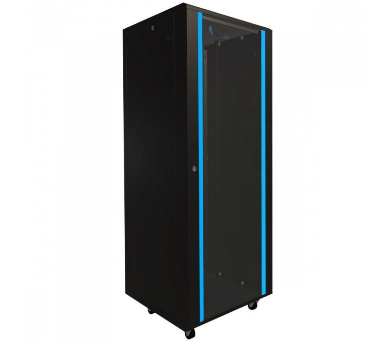 455572 Extralink Szafa rack 37U 600x600mm czarna stojąca 