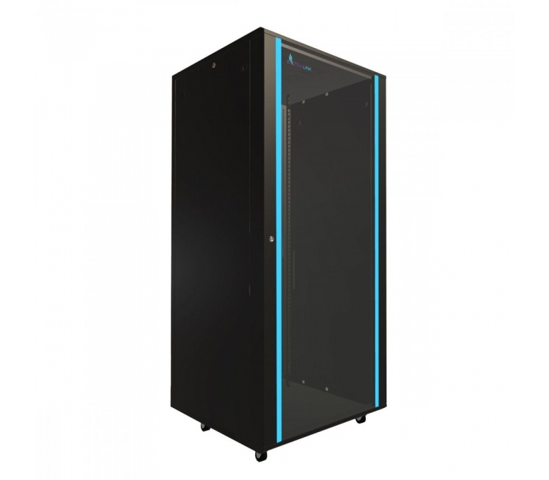 455585 Extralink Szafa rack 37U 800x800mm czarna stojąca 
