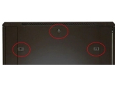 455595 Extralink Szafa rack 37U 800x800mm czarna stojąca 