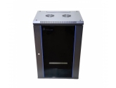 455632 Extralink Szafa rack 18U 600x600mm czarna wisząca